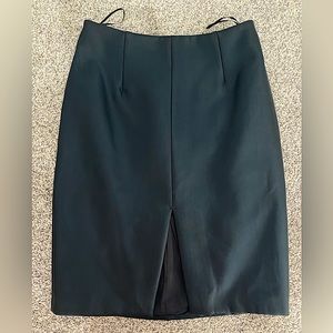 Finders Keepers- Metallic black pencil skirt